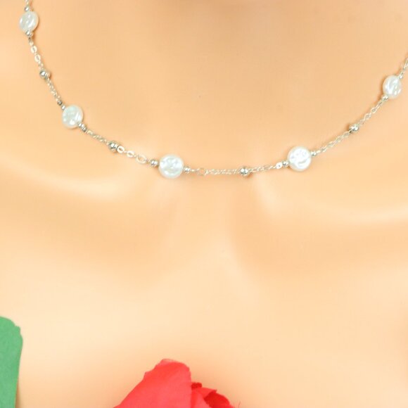 Minimalist Necklace Chain, Elegant Jewelry for Women & Girls | MLCRC2158 - Picture 1 of 10